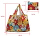 thumbnail image 3 of Bolsa de compras portátil TRKIYQC de gran capacidad, bolsa de compras lavable, bolsa de mano plegable impermeable reciclable con estampado de flores TRKIYQC perder, 3 of 6