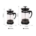 thumbnail image 2 of Amdohai French Press Coffee Maker Coffee Presser Glass Pot for, 2 of 6