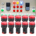 thumbnail image 1 of Wchiuoe LED Signal Lamp, Indicator Lamp Flush Panel Mount Clear Indication For Instruments And Meters For Signal Indication, 1 of 8