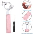 thumbnail image 7 of Key Fob Cover Compatible with Toyota Highlander Avalon Camry Corolla RAV4 2012-2019 4 Button Keychain Case Holder Protector,Pink, 7 of 7