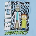 thumbnail image 5 of RICK AND MORTY Mens Hoodie Mens Multi Print Sweatshirt - Rick & Morty, Summer, Squanchy Classic Hoodie Light Blue, Large, 5 of 7