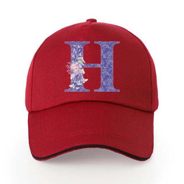 Gorra de béisbol de la serie de flores púrpuras, sombrero Casual Unisex salvaje de Hip-hop, gorra Hipster imprescindible con visera, algodón, papá, sombrero para el sol al aire libre de verano Fivean unisex