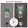 thumbnail image 5 of Uemuo Christmas Green Night Light, Night Lights Plug into Wall, Dusk to Dawn Sensor Warm White Led Night Light 0.5W-US, 5 of 9