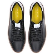 Cole Haan Women's Grandpro Topspin Sneaker, Black/Optc Wht/Yellow