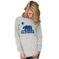 thumbnail image 3 of California Bear Distressed CA Flag Long Sleeve TShirt Men Women Brisco Brands X, 3 of 6