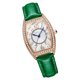 thumbnail image 5 of Reloj de pulsera elegante resistente al agua de aleación con diamantes de imitación para mujer, regalo de cumpleaños para la vida diaria, verde, 5 of 10
