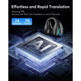 thumbnail image 2 of Auriculares de traducción Boytond AI en tiempo real, 144 idiomas, 60 h, 2 of 8
