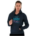 thumbnail image 3 of Saved King Jesus Christian Faith Hoodie Sweatshirt Women Brisco Brands S, 3 of 4