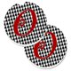 thumbnail image 1 of Juego de 2 posavasos de Arenisca Absorbente multicolor Caroline's Treasures CJ1035-OCARC, 1 of 1