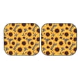 thumbnail image 7 of Daiia Artistic Zebra Print Sunflower 2PCS Car Windshield Sun Shade, Foldable Sun Shield for Car Front Window, Auto Sun Blocker Visor Protector Universal for Truck SUV Pickup-Large, 7 of 7
