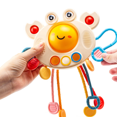 thumbnail image 4 of Juguetes Niños 1 2 Año, Sensoriales Educativos Juguete para Bebe 6 12 18 Regalo de Cumpleaños Navidad Meses Niñas Tirar Pop Fidget Juguetes Actividad de Cuerda para 1 2 3 Años XianweiShao 8390615157162, 4 of 4