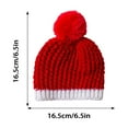 thumbnail image 3 of Adorable Winter Knit Hat for Babies Soft Warm Cap Cold Weather Accessory Cozy Yarn Holiday, 3 of 4