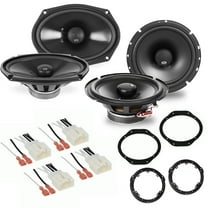 NVX Factory 6" x 9" & 6.5" Coaxial Car Speakers Upgrade Package for 2015-2019 Ford F-150 900W Peak