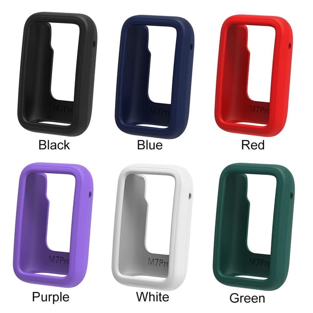 Watch Covers Screen Protector Watch Case Adecuado para Mi Band 7 Pro (Negro)