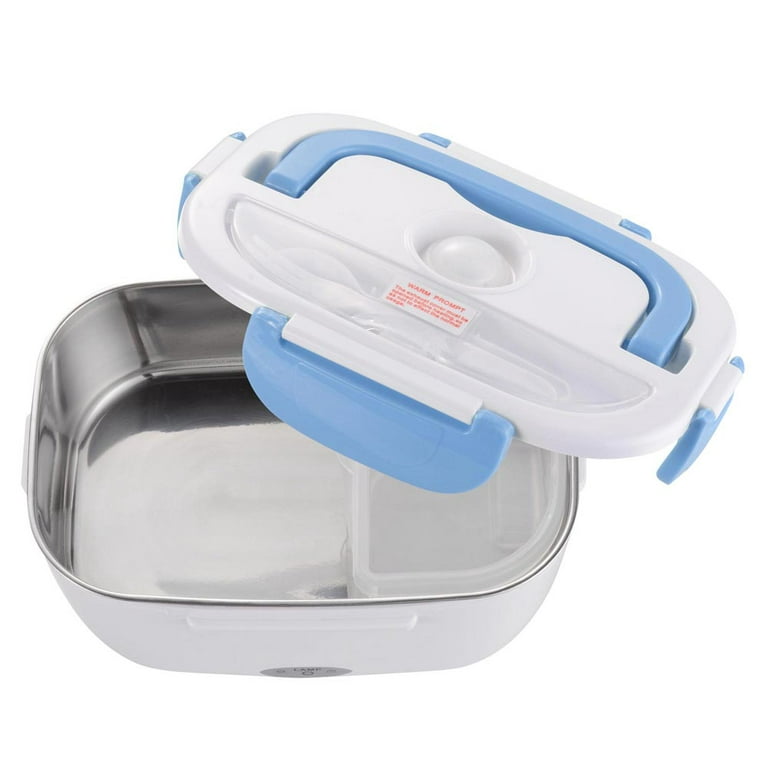 Electric Heated Lunch Box USB 1.2L Thermal Stainless Steel Bento