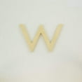 thumbnail image 1 of Package of 1, 12 Inch X 3/4" Baltic Birch "W" Wood Letters In The Century Gothic Font | Thick | Lower Case For Art & Craft Project, Made in USA, 1 of 1