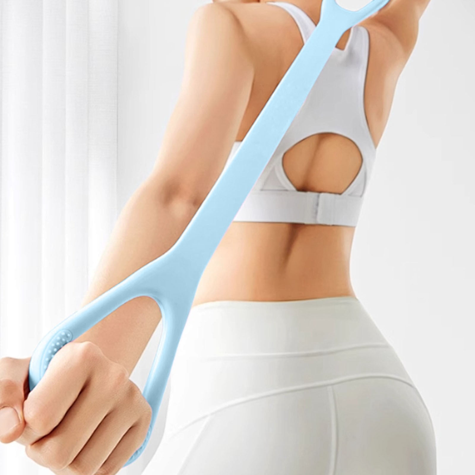 Yannianjz Fitness Resistance Bands, Silicone High-Elasticity Stretching Ropes, Yoga Puller Elastic Belts for Shoulder, Neck, Home Workout, Physical Therapy