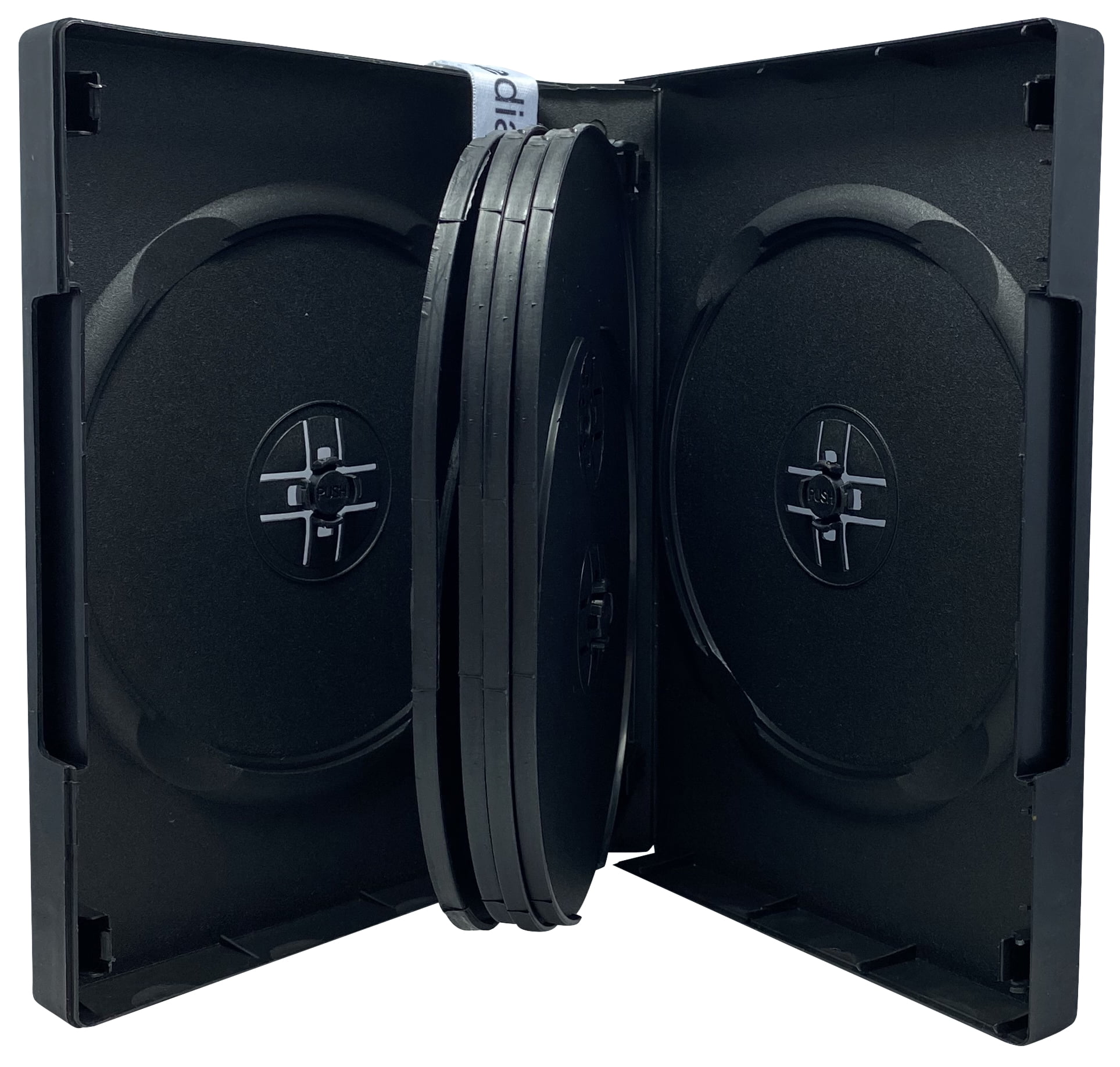 CheckOutStore 10 Black 10 Disc DVD Cases