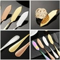 thumbnail image 4 of JoyMoreHome Cheese Butter Knife, Stainless Steel Mini Knives, Breakfast Slicer Sandwich Spreader, 4 of 7
