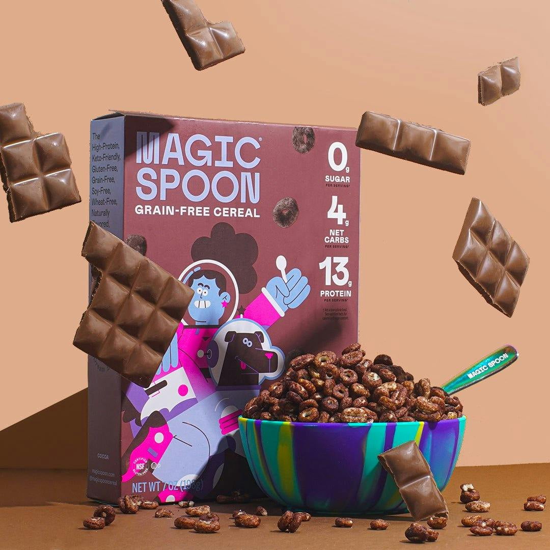 Pack of 8, Magic Spoon Cocoa Cereal, 7 oz