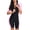 Pink&Black, variant on Women One-piece Swimsuit Rash Guard Athletic Boyleg Jumpsuit Swimwear Surfing Bathing Suit Black XL