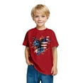 thumbnail image 5 of GERsome American Flag Patriotic T-Shirts for Boys Girls 4th of July Graphic Tee Unisex Kids Cotton Short Sleeve Crewneck Tops, 4-5 Years, 5 of 6