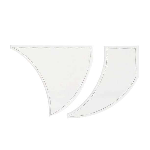 Matsuzay Paquete de 2 plantillas para acolchar, portátil, para principiantes, bricolaje, ejercicio, costura, Patchwork, regla, herramientas, accesorios Artesanía Matsuzay HA063010-00B