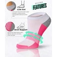 thumbnail image 5 of Tipi Toe Cushioned Sport Socks for Women Multi-Color (12 Pairs), 5 of 6