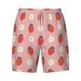 thumbnail image 5 of Rocae Strawberry for Men's Swim Trunks Quick Dry With Two Side Pockets and One Lined Patch PocketX-Large, 5 of 9