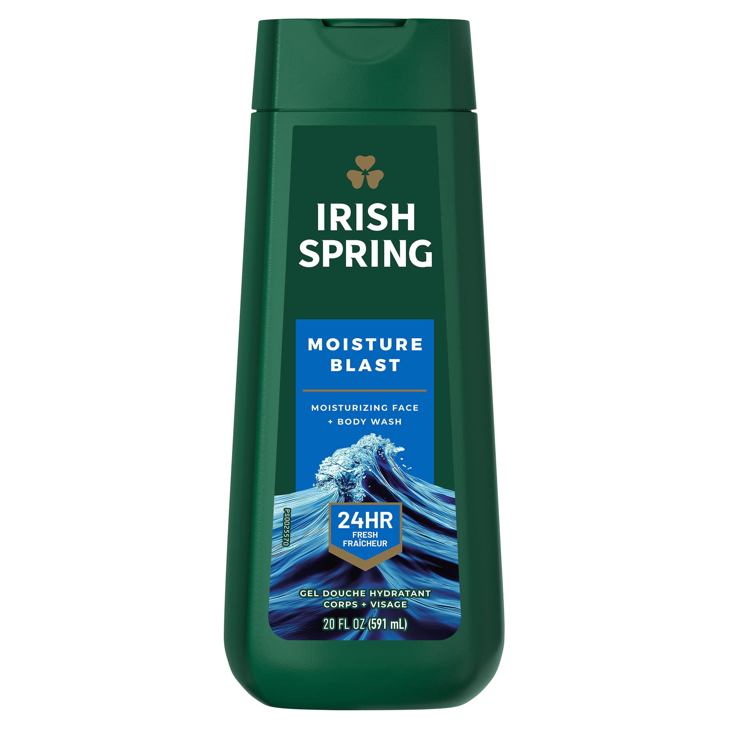 Irish Spring Body Wash for Men, Moisture Blast Body Wash, 20 Oz