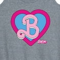 thumbnail image 3 of Barbie the Movie - Heart Crest - Women's Racerback Tank Top, 3 of 5