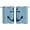 Navy, variant on 2 Panels Kitchen Tier Curtains 39 Inch Length, Anchor Coastal Grommets Window Treatment Curtain, Nautical Navy Blue Ocean Summer Thermal Curtains Drapes for Living Room/Bathroom