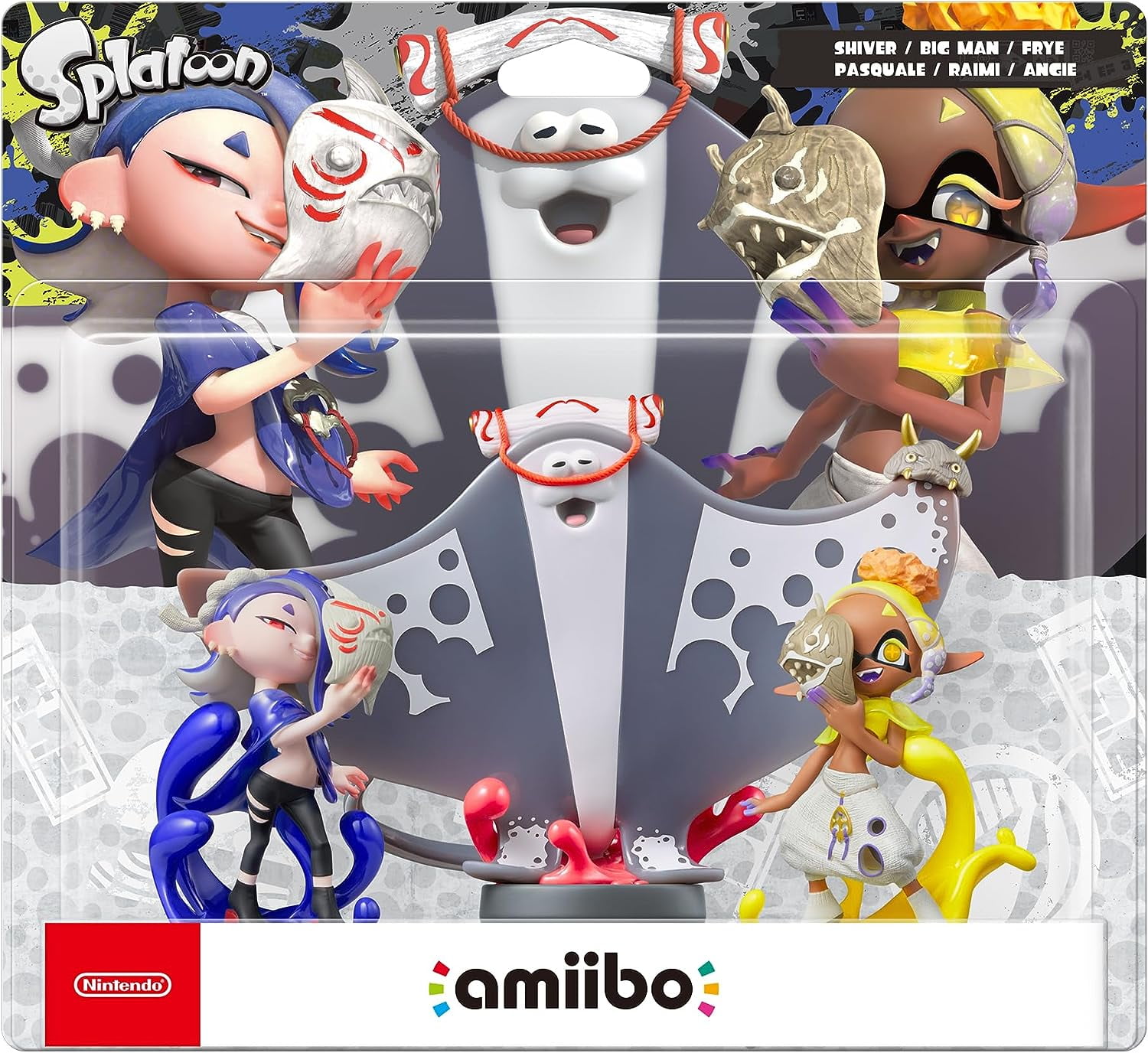 Nintendo Switch - amiibo シオカラーズ スプラ3」最新amiibo「シオカラーズ」と「テンタクルズ」を撮り