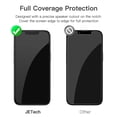 thumbnail image 2 of Protector de pantalla JeTech de cobertura total para iPhone 13/13 Pro 6.1, 2 of 7