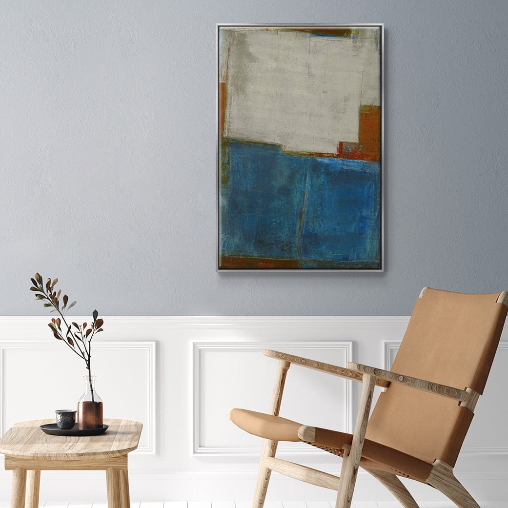 Steady Moves Framed Premium Gallery Wrapped Canvas - Ready to Hang - 27 x 41 - Silver Floating Frame