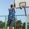 thumbnail image 5 of Sikiie Blue Bus Basketball Jersey Reversible Men's Mesh Athletic Sports Shirts Training Practice S-4XLSmall, 5 of 6