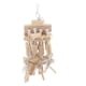thumbnail image 1 of Juguetes para masticar loros y pájaros, soporte para loros, accesorios colgantes De madera, 1 of 9