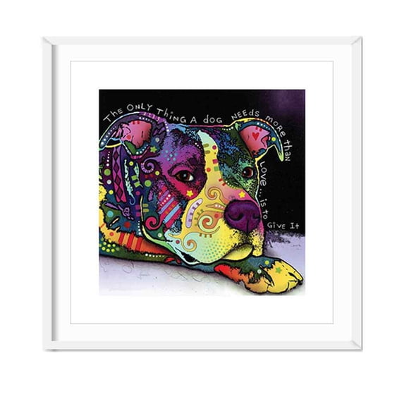 40 x 40cm Animal Canvas wall decoration Doggy Wall Pictures Doggy Art Painting Unframed Hounds Colorful Dogs Pooch Oil Painting