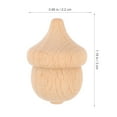 thumbnail image 2 of 10Pcs Decorative DIY Craft Nature Wooden Craft Art Projects for Kids Painting, 2 of 8