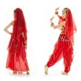 thumbnail image 5 of LYHaoo Girl 2 Piece Outfits Handmade Children Girl Belly Dance Kids Belly Dancing Dance Cloth Sizes 4-5 Years(Red), 5 of 5