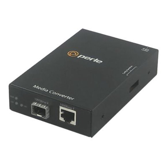Perle S-1000-SFP - Convertisseur de Média Fibre - GigE - 1000Base-T, 1000Base-X - RJ-45 / SFP (mini-GBIC)