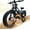 Grey, variant on Electric Dirt Bike, 5000W Peak 52V 25AH Dual Motor Ebike for Adult, 38MPH E - Bicycle with 24" Fat Tire All Terrain, Full Suspension & Hydraulic Disc Brake, 7-Speed Long Range