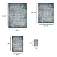 thumbnail image 5 of Cairo CRO-7 Blue Modern Rug 5' 3" X 7 ' 9", 5 of 8
