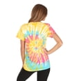 thumbnail image 6 of Daresay Tie Dye Style T-Shirts Women - Fun, Multi Color designs Tops, 6 of 11