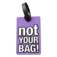 thumbnail image 5 of Birdeem English Letters Pvc Soft Rubber Luggage Tag Fashionable Silicone Tag Backpack Bag Tag, 5 of 5