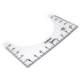 thumbnail image 4 of Regla De Orientación Camiseta Herramienta De Centrado Regla Regla De Acrílico De Calibración De Cuello Redondo Sweethay HA014677-00, 4 of 7