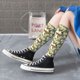 thumbnail image 5 of Fotbe Jungle Animals Calcetas Divertidas Estampadas para Hombre y Mujer, Calcetas de Algodón hasta la Rodilla para Caminar, Correr, Enfermería y Embarazo, 5 of 6