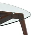 thumbnail image 6 of Noble House Fircrest Wood and Glass End Table, Walnut, 6 of 7