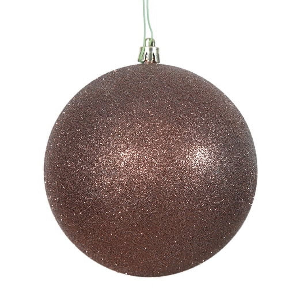 Vickerman 8" Gold Glitter Ball Ornament