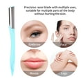thumbnail image 4 of FACEGA Face Razor For Women Facial Hair Removal-Facial Shaver Peach Fuzz Remover Eyebrow Shaper with Safety Covers-Dermaplaning Tool to Remove Fine Hairs-Sensitive Skin Friendly Travel Essential, 4 of 5